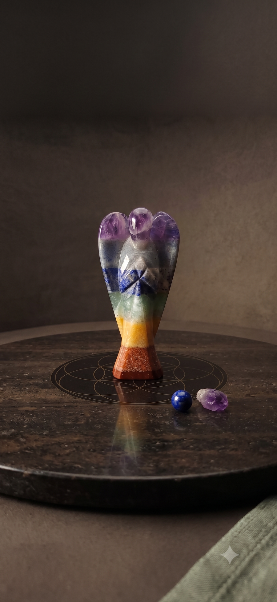 7 Chakra crystal angel