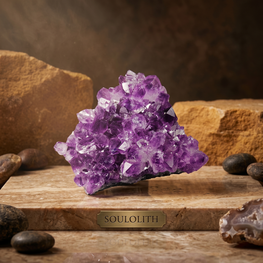 Raw Amethyst crystal