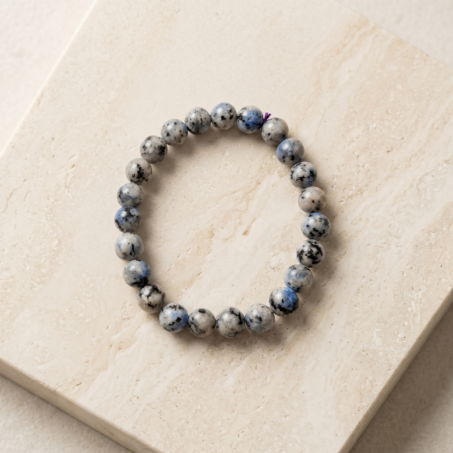 Natural Blue K2 Azurite Crystal Bracelet – Intuition & Clarity | Soulolith