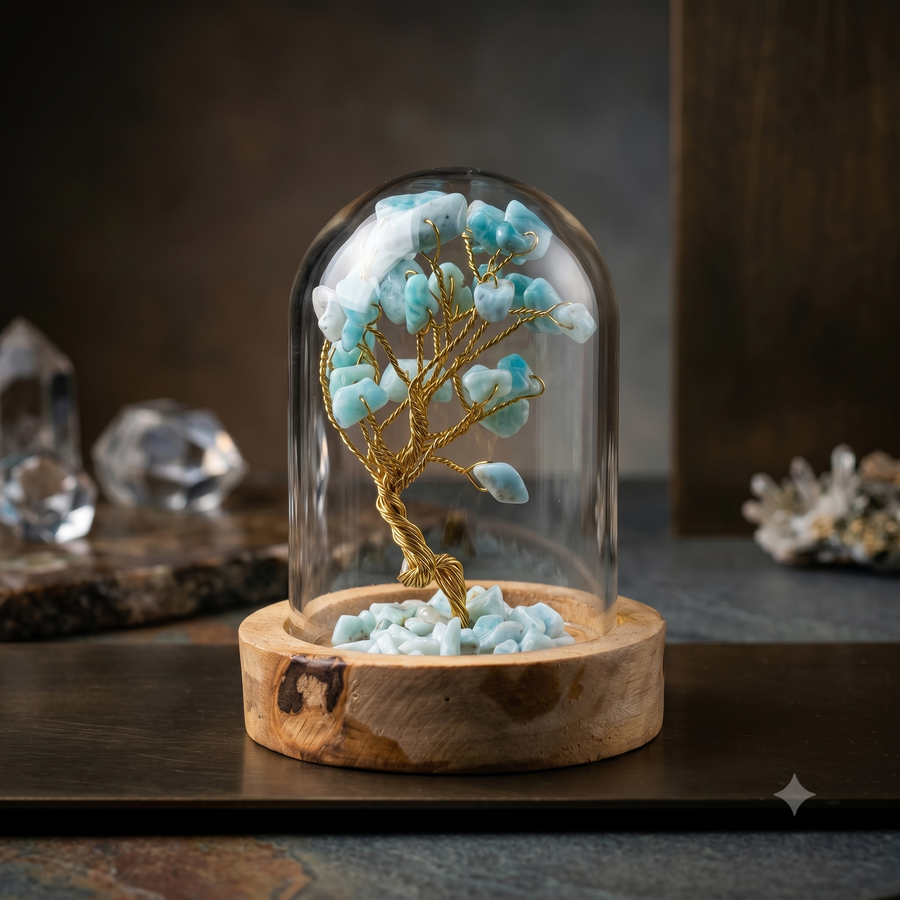 Larimar Crystal Tree – Calm and Peace | Soulolith