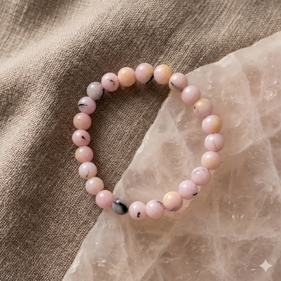 Pink Moonstone Bracelet – Soulolith