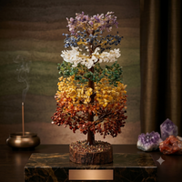 7 Chakra Crystal Tree with 3000 Beads – Balance and Spirituality | Soulolith