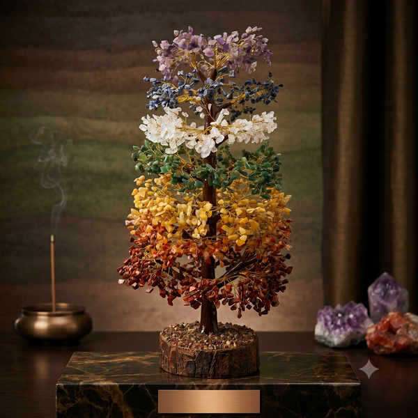 7 Chakra Crystal Tree with 3000 Beads – Balance and Spirituality | Soulolith