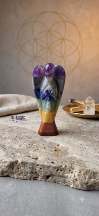 7 Chakra crystal angel alternate view