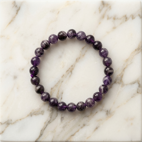 Natural Amethyst Crystal Bracelet – Calm & Clarity | Soulolith