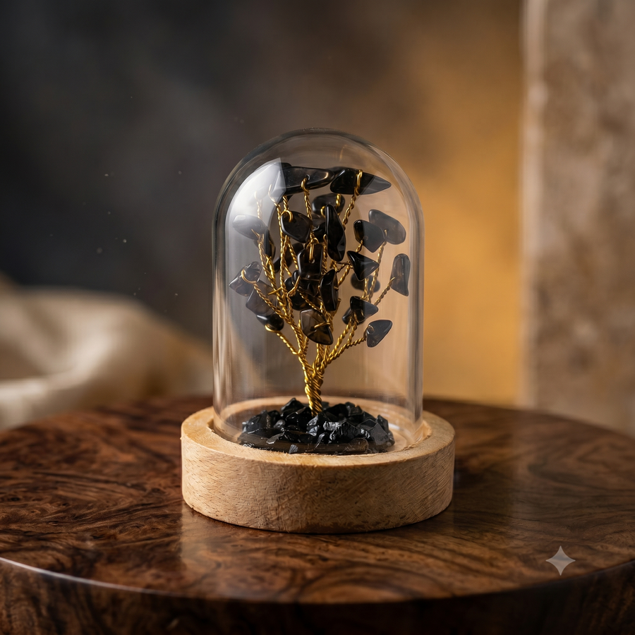 Black Tourmaline Crystal Tree – Grounding and Protection | Soulolith
