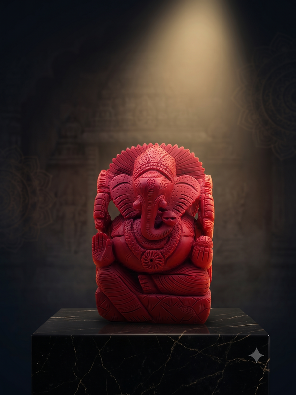 Coral Ganeshji idol