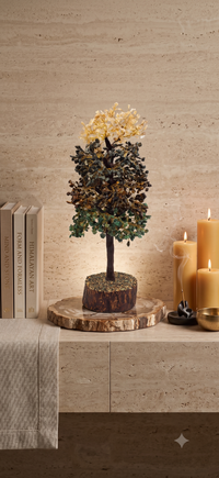 Four-Layer Money Magnet Crystal Tree in home décor – Balance and Prosperity | Soulolith