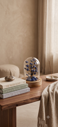 Lapis Lazuli Dome Crystal Tree close-up – wisdom and focus | Soulolith