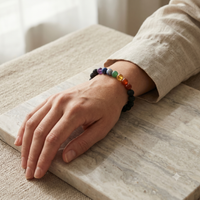 Lava 7 Chakra Bracelet – Soulolith