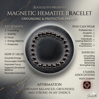 Magnetic Hematite Bracelet – Soulolith