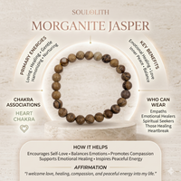 Morganite Jasper Bracelet