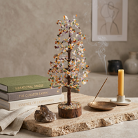 Multi-Gemstone Crystal Tree in meditation setting – All 7 Chakras | Soulolith