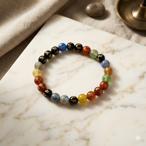Multi Om Mani Bracelet – Soulolith