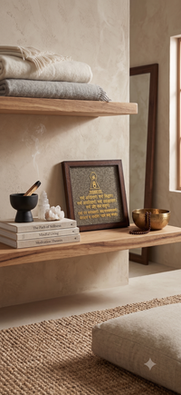 Namokar Mantra Frame detail view – Soulolith