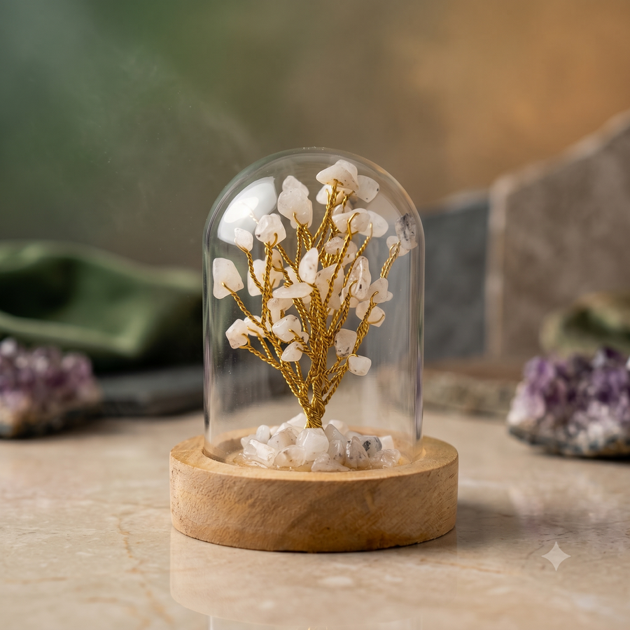 Rambo Crystal Tree – Clear Quartz and Black Rutile | Soulolith