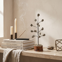 Raw Pyrite Gemstone Tree in mindful space – Solar Plexus Chakra | Soulolith