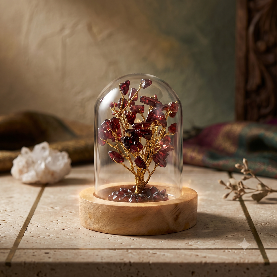 Red Garnet Crystal Tree – Strength and Energy | Soulolith
