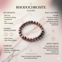 Rhodochrosite Bracelet – Soulolith