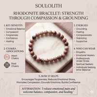Rhodonite Bracelet – Soulolith