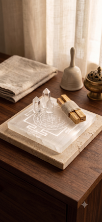 Selenite Tray alternate view – Soulolith