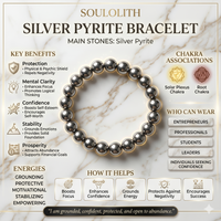 Silver Pyrite Bracelet – Soulolith