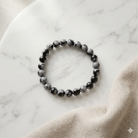 Snowflake Obsidian Bracelet – Soulolith