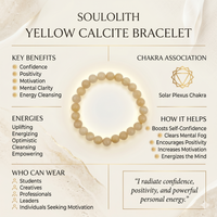 Yellow Calcite Bracelet – Soulolith