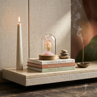 Rose Quartz Crystal Tree in a calm home setting – Heart Chakra | Soulolith